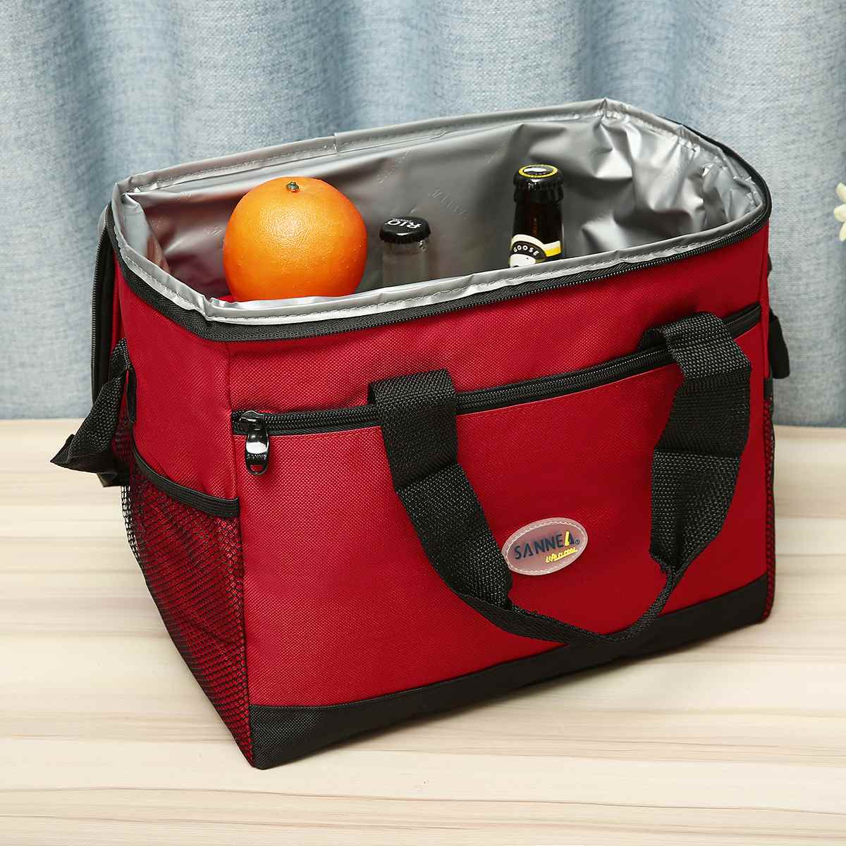 16L Lunch Picnic Camping Thermal Cooler Food Drink Cool Insulated Large Portable Bag Aluminum Foil Cooler Bag