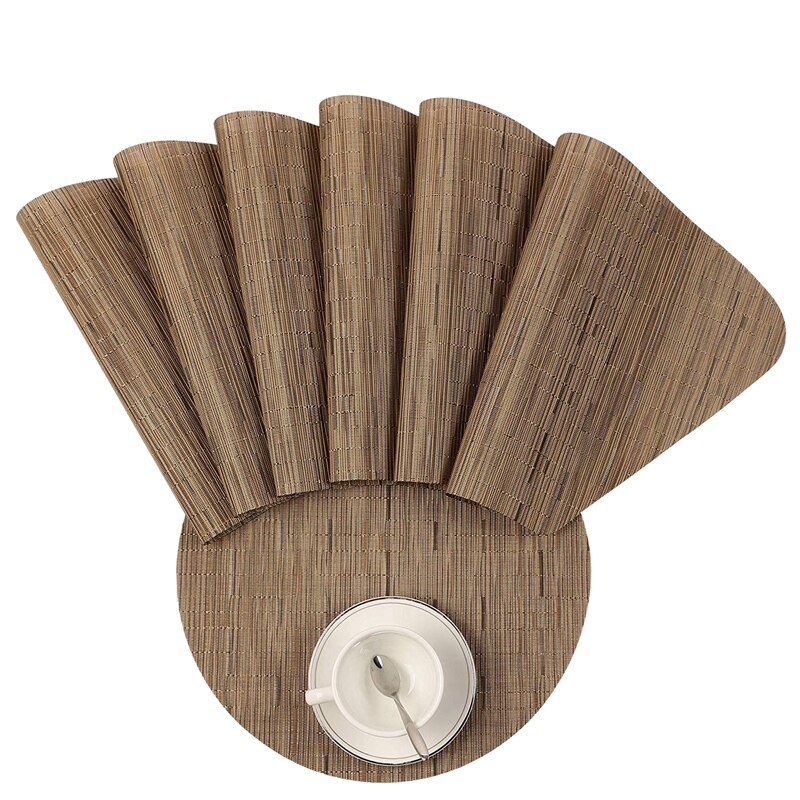 Ronde Placemats Voor Ronde Tafel Wig Keuken Plaats... Grandado