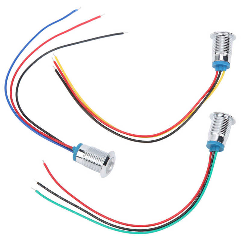 Metal LED Light Common Anode Round Indicator LED LED Light High Efficiency Factory for Industry Home Office