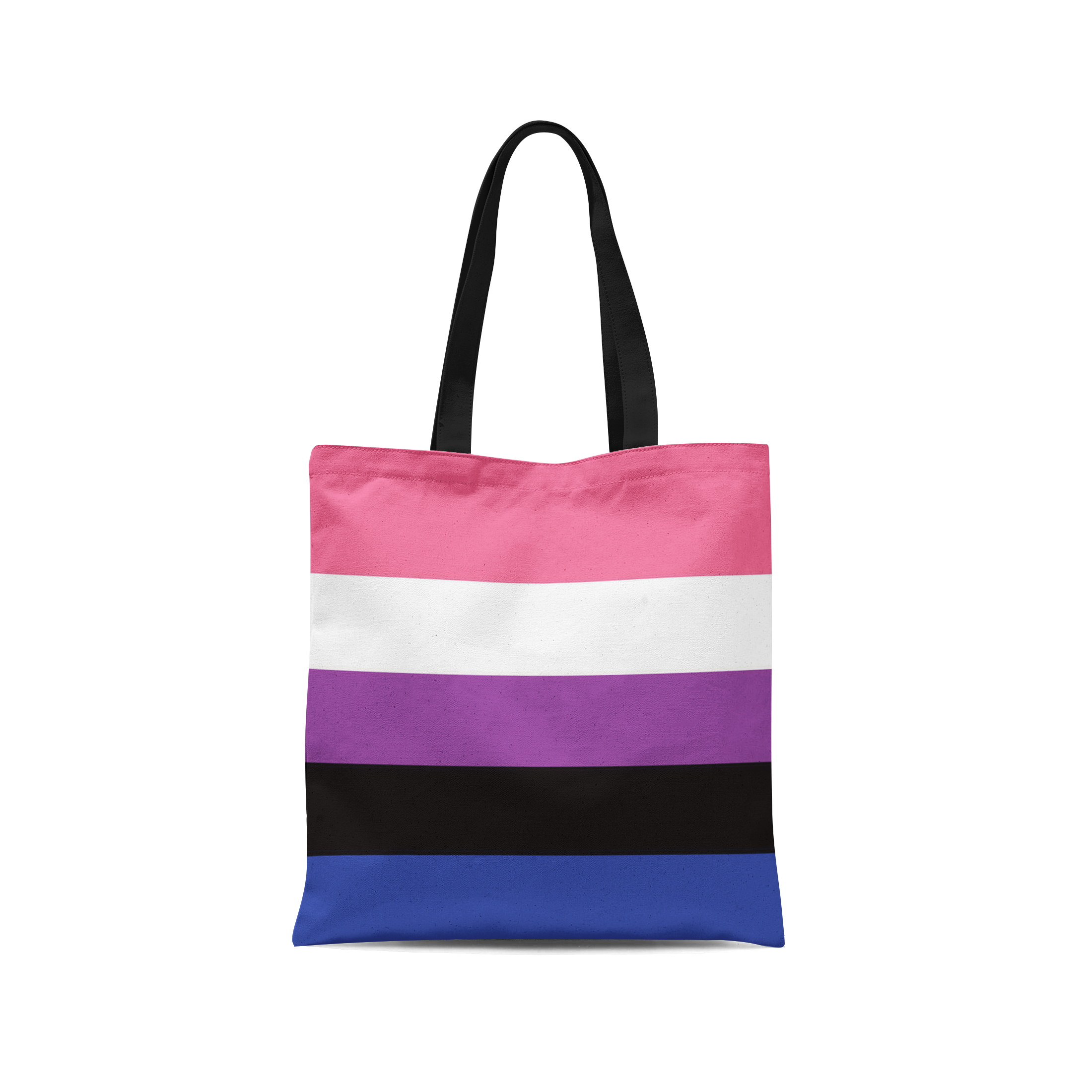 3D Druck Bunte Streifen Frauen Schulter Tasche Harajuku Einfache wiederverwendbar Reisetasche Für unisex: Stil2