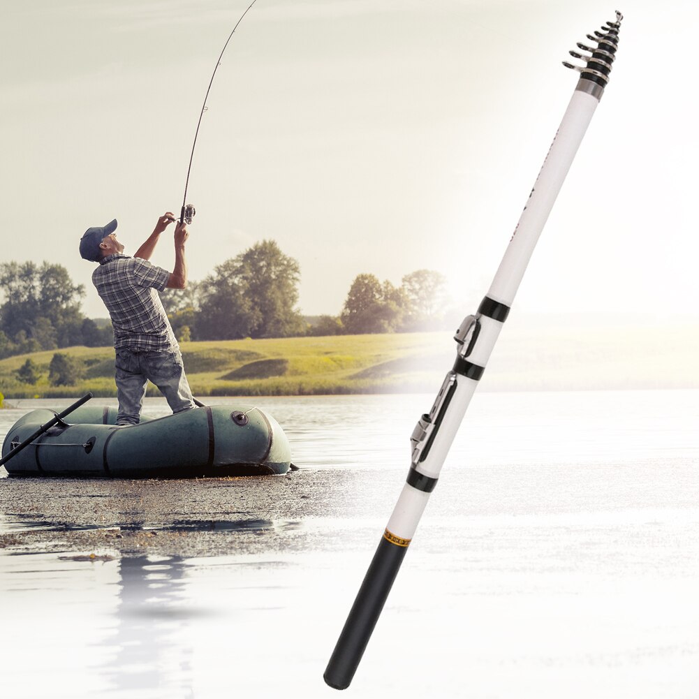 Portable Retractable Fishing Rod 1.5-2.7M Fishing Rod Carbon Fiber Telescopic Travel Sea Boat Pond Rock Fish Rod