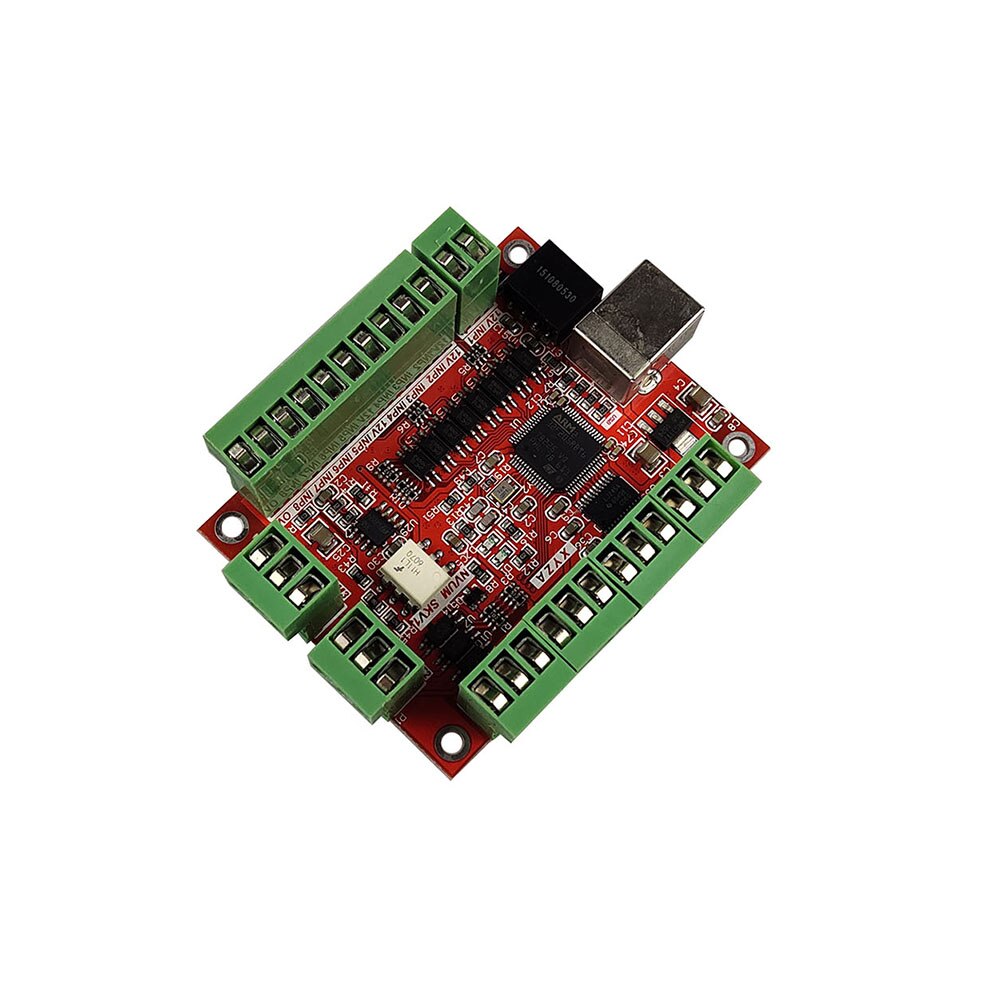 NVUM-SK de interfaz USB Mach3, controlador de movimiento cnc nvcm, 4 ejes, tarjeta de control de movimiento cnc, carcasa de metal no