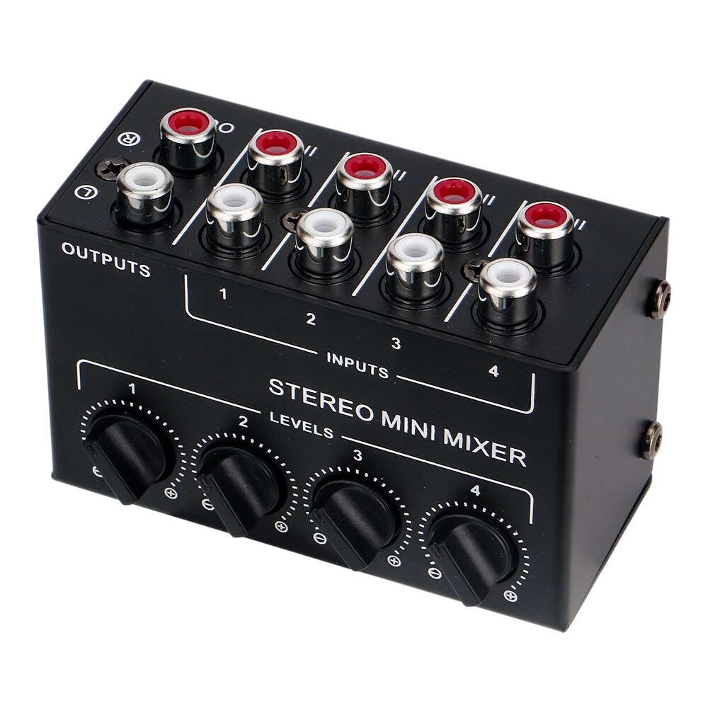 Mic 2U Cx400-A mini stereo 4-channel passive mixer multi-channel mixer audio for live and studio use