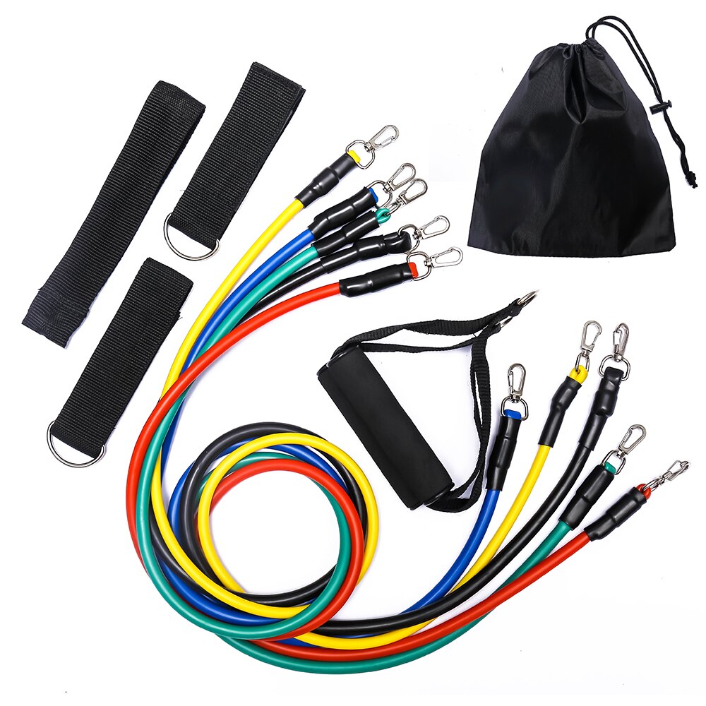 11/12pcs Pilates Latex Tubing Expanders Exercise T... – Vicedeal