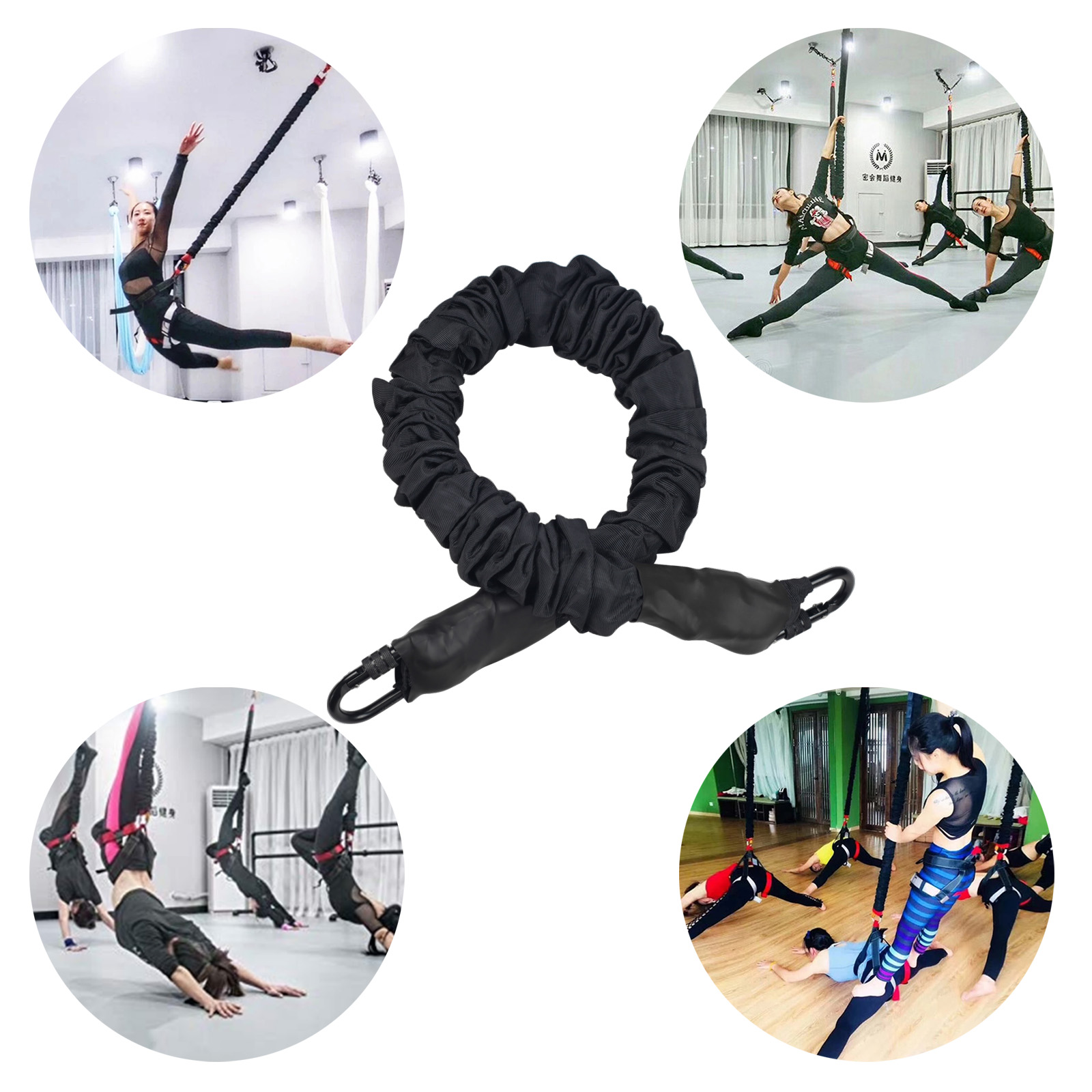 Cuerda de entrenamiento con bungee de alta resistencia, Cuerda de resistencia de bungee anti-gravedad y de suspensión para el gimnasio doméstico, solo incluye 1 cuerda de bungee