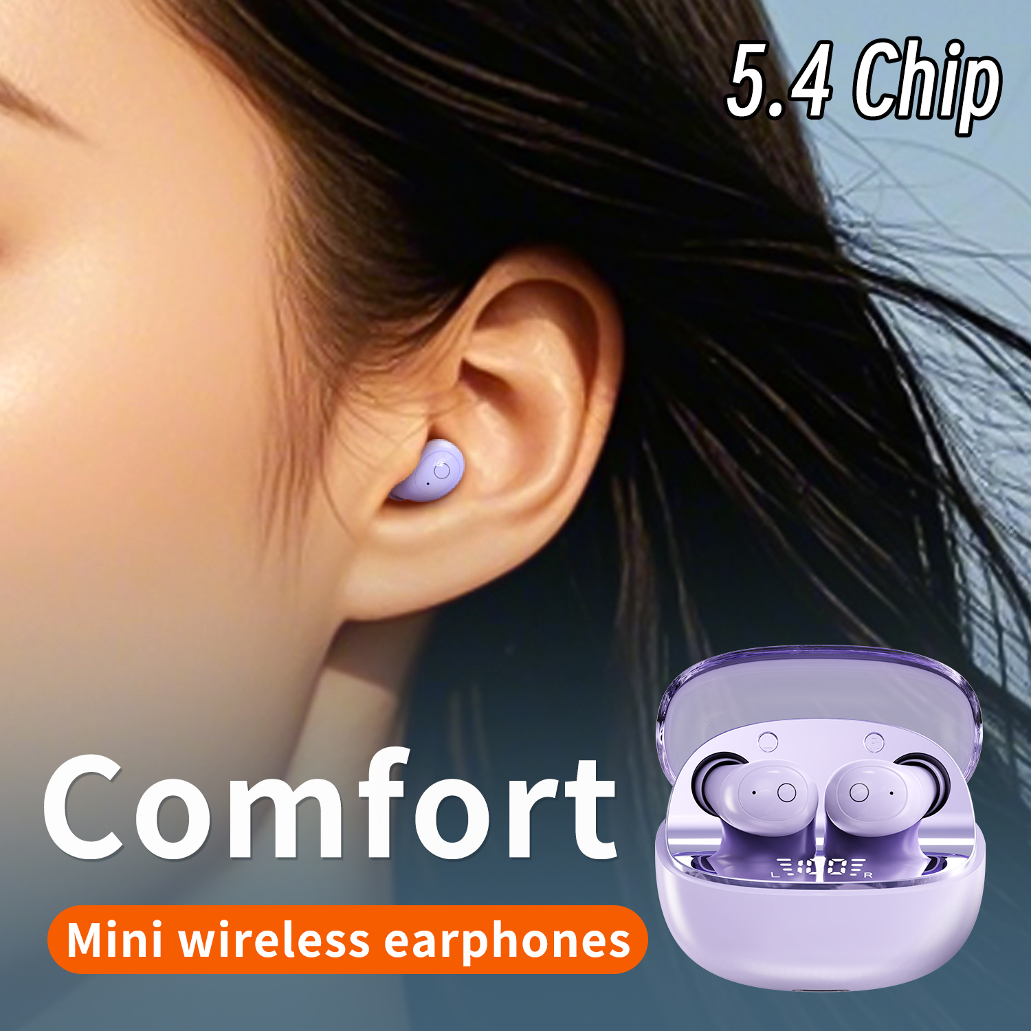 In ear mini earphones, wireless Bluetooth earphones, high aesthetic value, comfortable to wear, long-lasting battery life