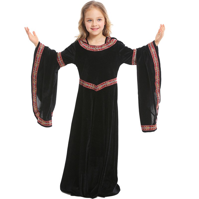 Girls Medival Pagan Witch Halloween Halloween