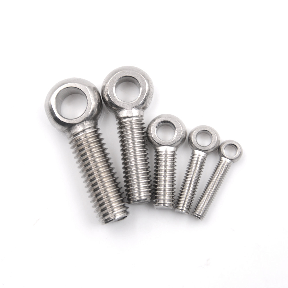 5PCS M5 M6 M8 M10 M12 Stainless Steel Eye Bolt Stud Articulated Anchor Bolt Fasterners