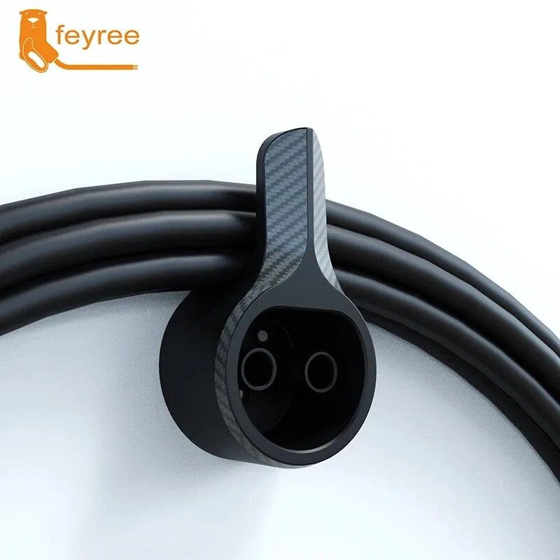 Feyree Ev Oplader Houder Holster Dock Voor Elektrische Voertuig Type 2 Oplaadkabel Extra Bescherming Toonaangevende Wallbox