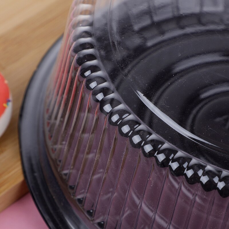 10pcs 8 Inch Transparent Cake Box Plastic Cake Boxes And Packaging Transparent Clear Cupcake Muffin Dome Holder Cases Wedding