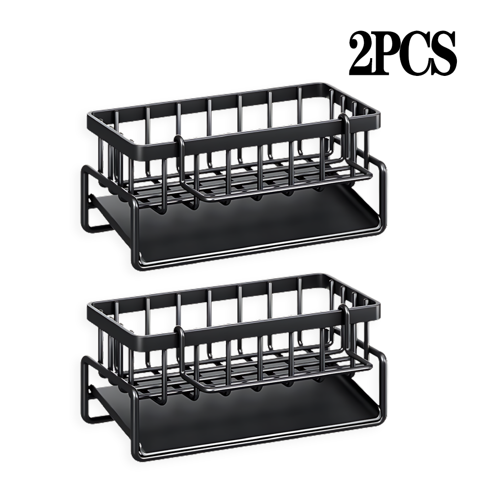Prateleira de cozinha para armazenamento de pano, prateleira de drenagem sem perfuração, rack de temperos para casa, torneira de pia, rack de drenagem, acessórios de cozinha: YELLOW