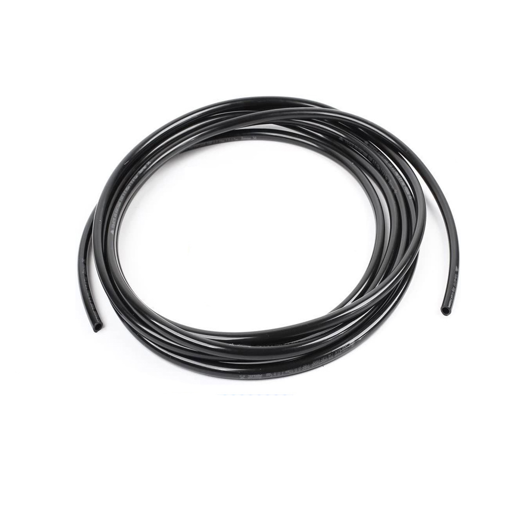1/4 polegada 1/3/5m branco preto pe tubo mangueira de água flexível para ro sistema de filtro de água aquário revers nebulização irrigação: Black / 5 Meter