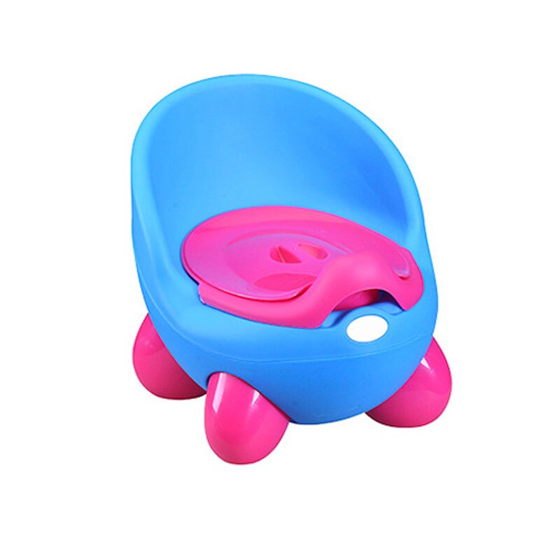 Animal Turtle Baby Potty Toilet Bowl Training Toilet Seat Children's Pot Kids Bedpan Portable Baby Pot Children's Potty: Blue