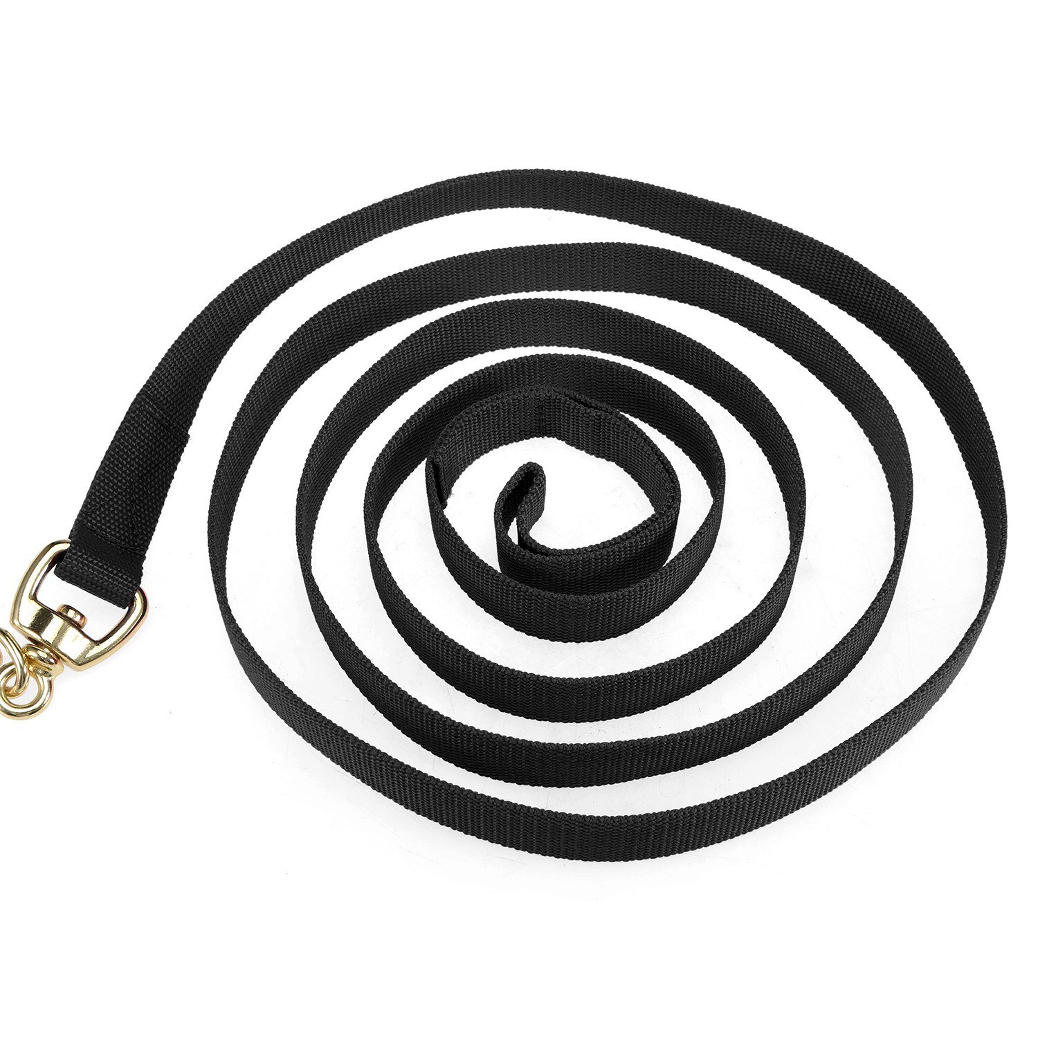 8.5ft lonża linia koń smycz kantar z łańcuchem zwierzę domowe pies posłuszeństwo przypomnij szkolenie w prowadzeniu
