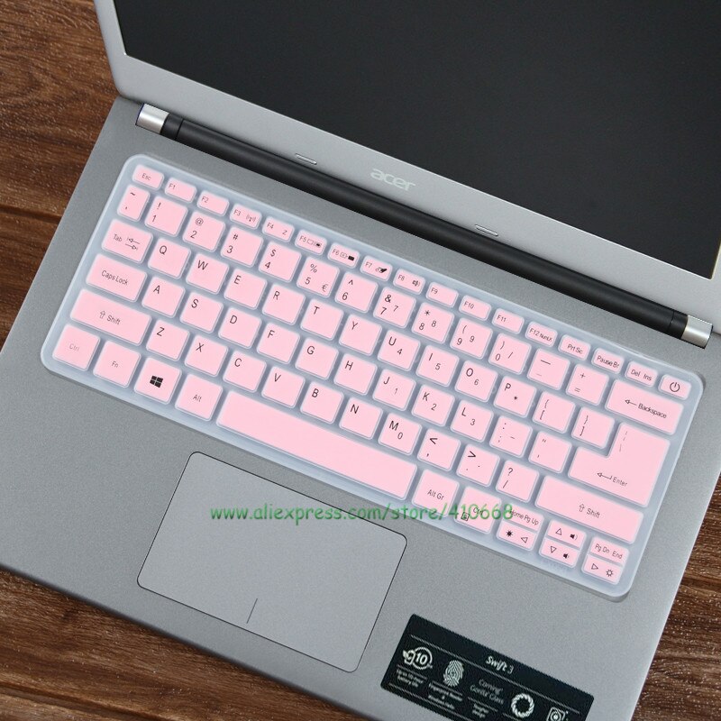 Waterproof Silicone Keyboard Cover Skin Protector For Acer Swift X SFX14-41G SFX14 41G / Acer Fun S3x 14 Inch Laptop: pink