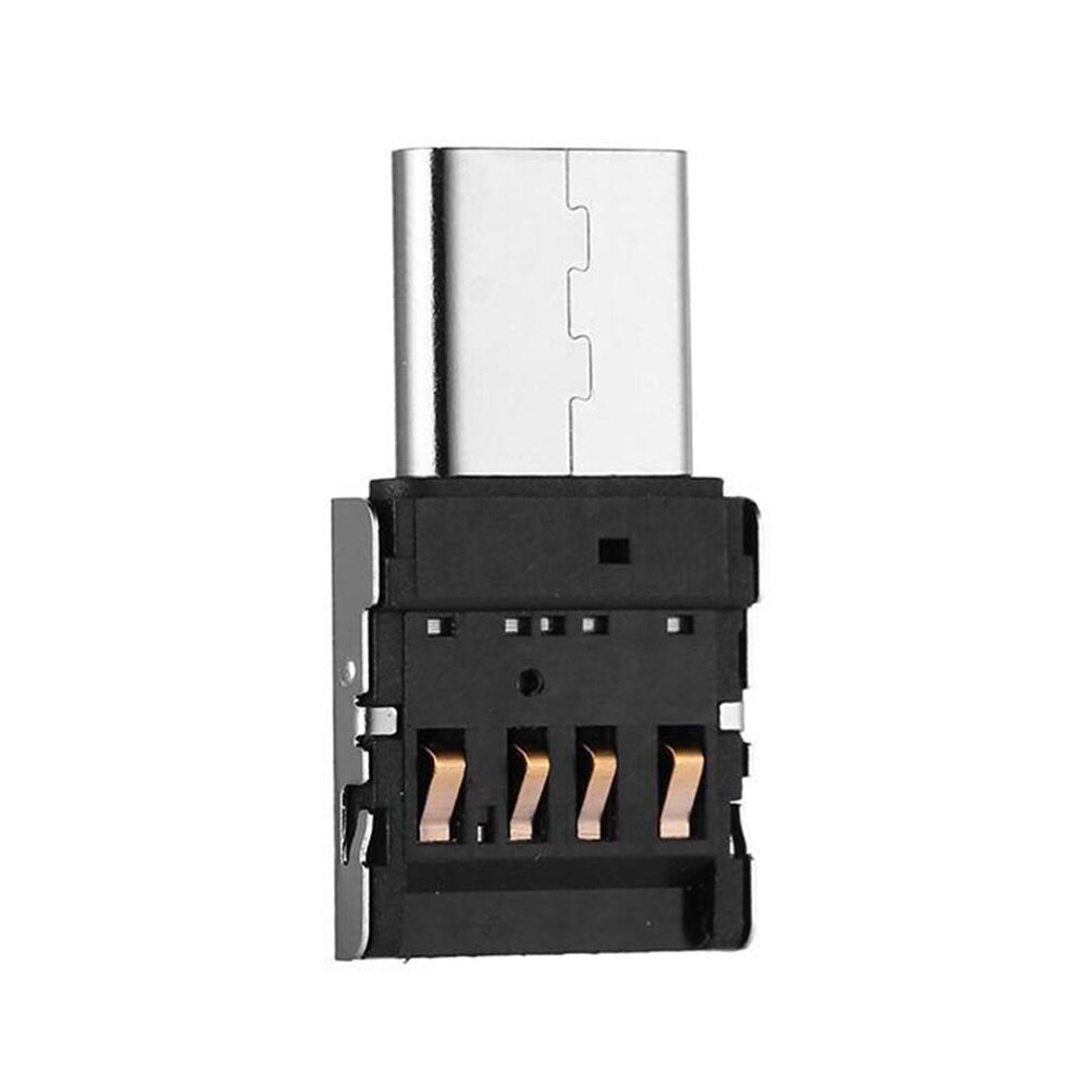 Adaptador OTG portátil Mini tipo C a USB, convertidor para PC, portátil, teléfonos móviles: Default Title