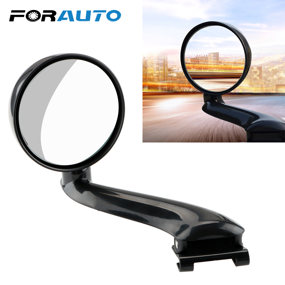 FORAUTO 360 Rotation Adjustable Car Front View Mirror Auxiliary Rearview For Car Vehicle Side Blindspot Blind Spot Clear View