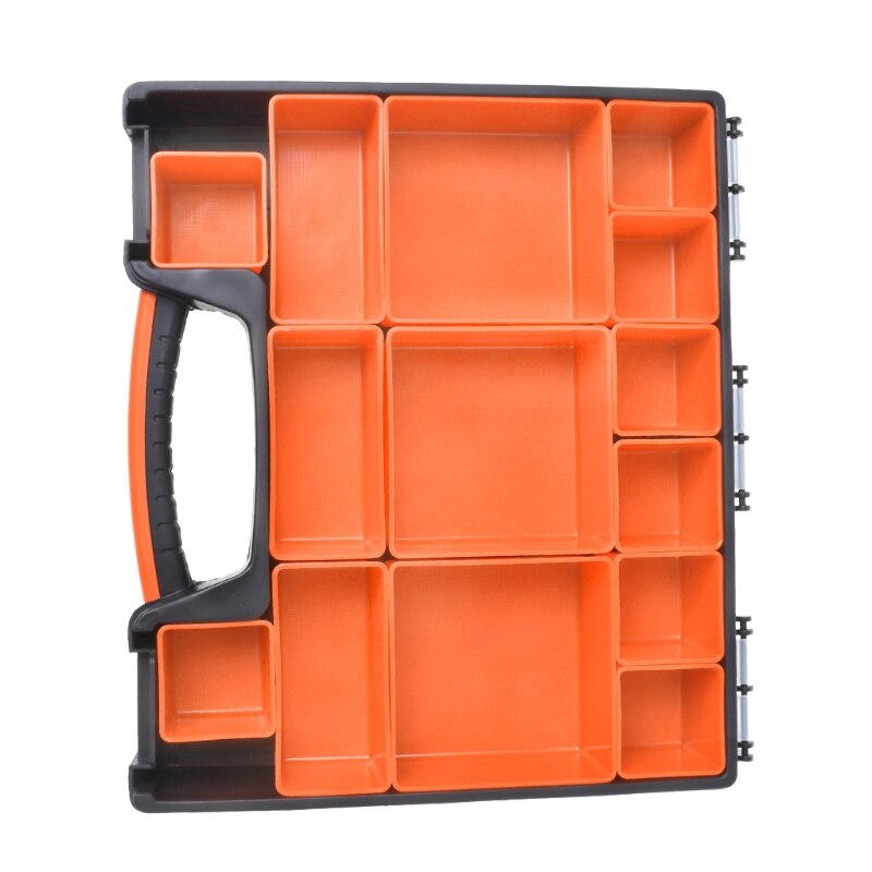 Portable Carry Tool Storage Case Spanner Screw Parts Hardware Organizer Box WXTC