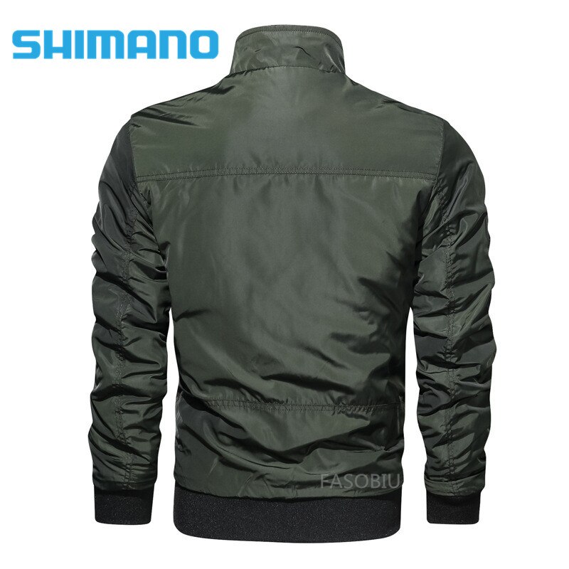 Shimano for Fishing Jackets Men's Winter Fishing Suit Thicken Warm Camouflage Winter Fishing Men's Flight Suit Jacket