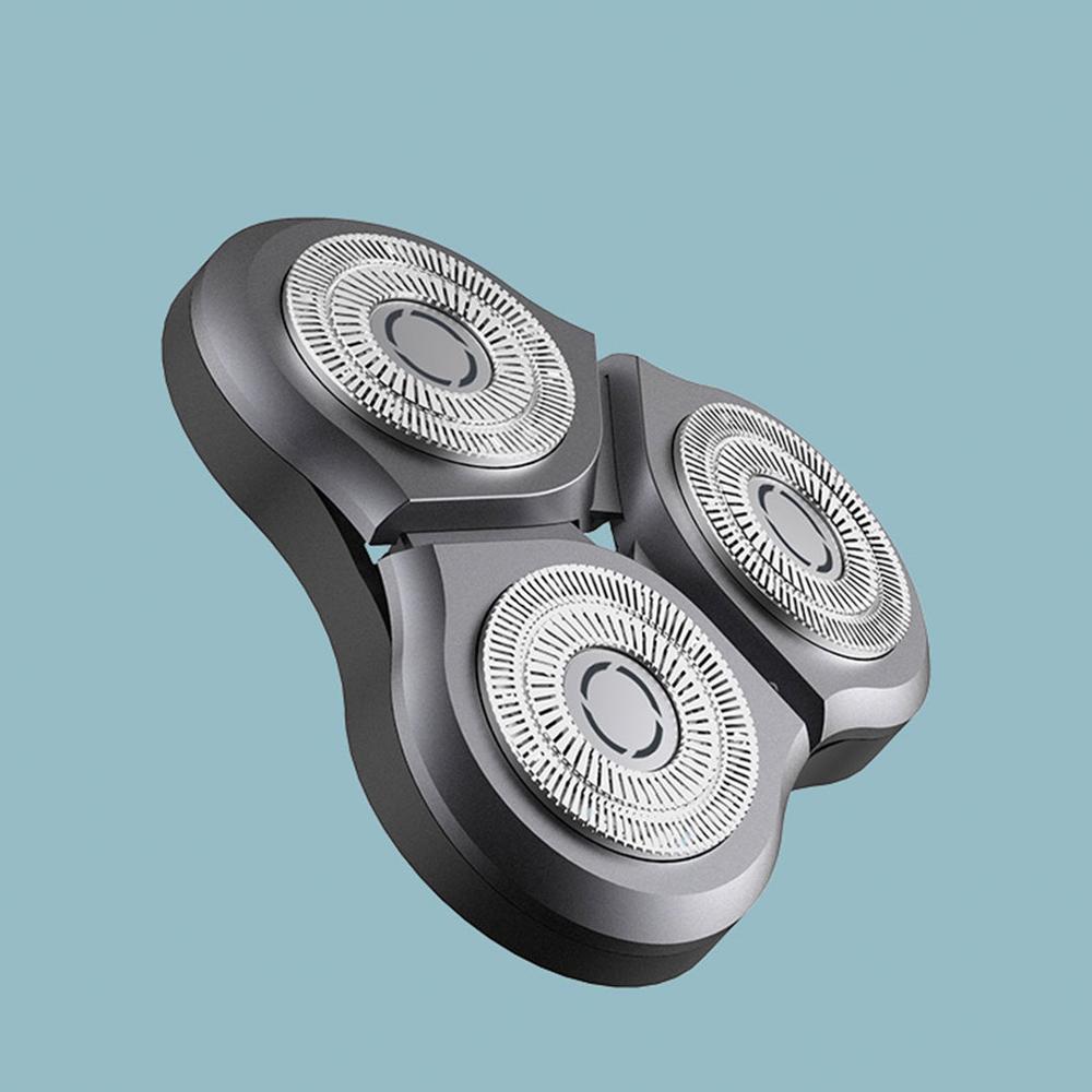 Xiaomi cabeça de barbear elétrica para seco molhado máquina de barbear aparador barba lâmina de barbear substituição para mijia s500 s500c s300