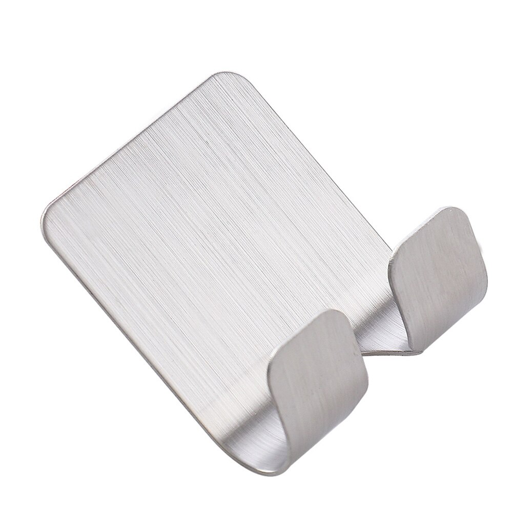 Multifunction Razor Horder Self Adhesive Practical Stainless Steel Hanger Socket Rack Self Adhesive Plug Hook Double Socket Rack