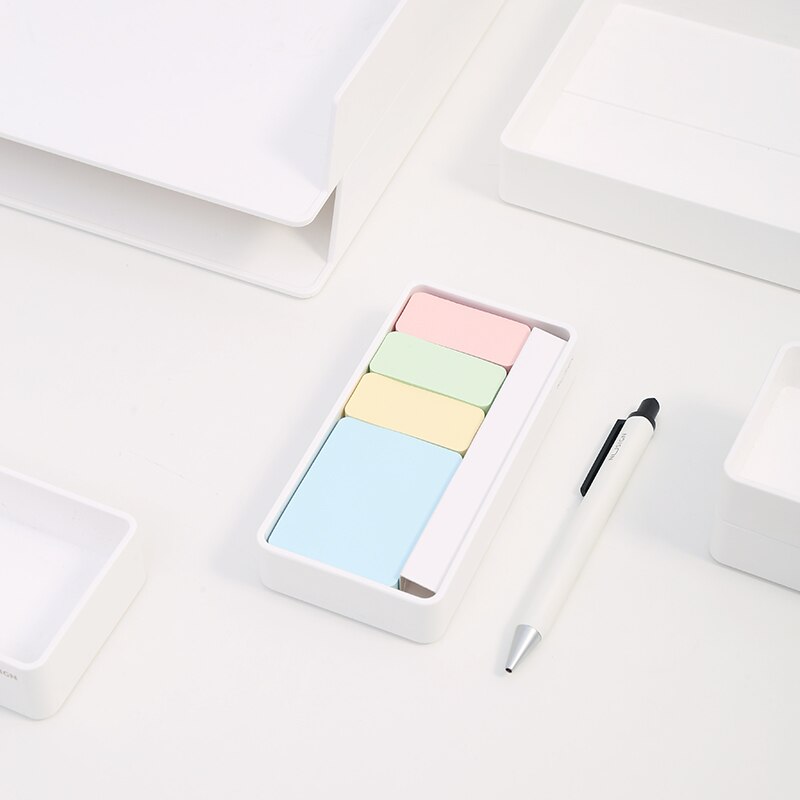 Deli Nusign Sticky Note Pad Desktop Color Paper Notes Organizer Stationery Office Supplies