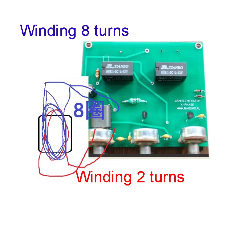 QRM eliminatore X-Fase 1MHz a 30MHz HF fasce per H199