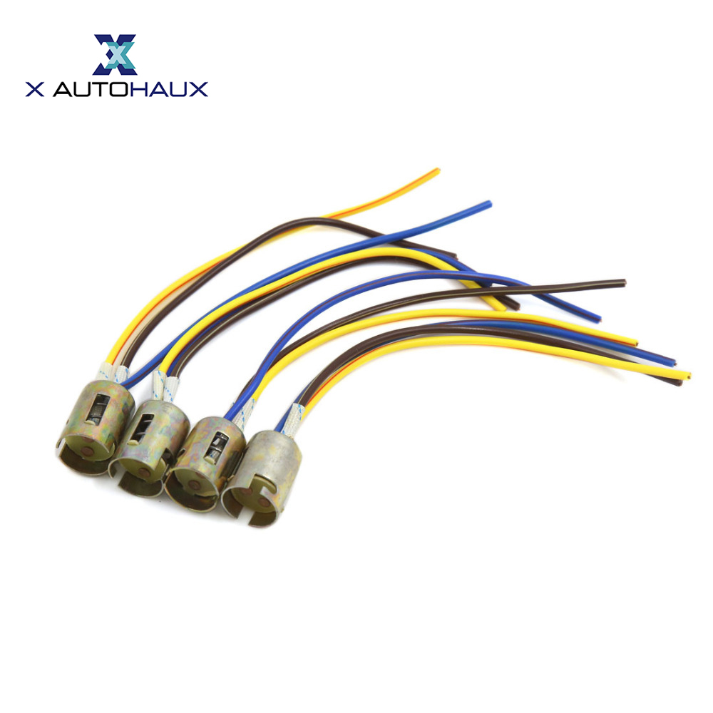 X Autohaux 2/3/4/6Pcs 3 Draden 1157 Bulb Socket Connector Brake Richtingaanwijzer harness Led Lamp Adapter Extension Holder