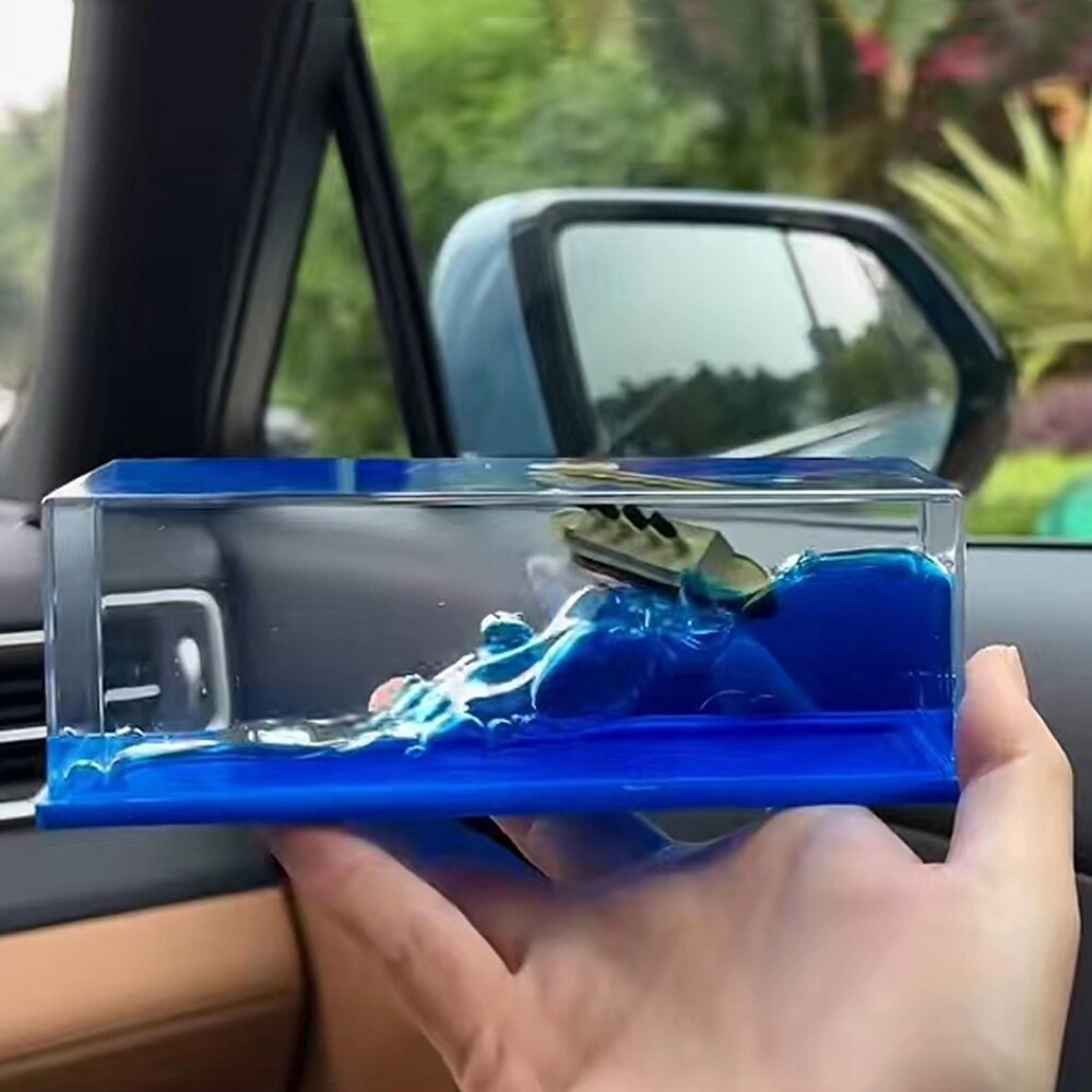 Kreuzfahrt Schiff Flüssigkeit Drift Flasche Flüssigkeit Flüssigkeit Schiff Dekor Sanduhr Wohnzimmer Dekoration Stiefel Meer Ornamente Dekoration Für Auto