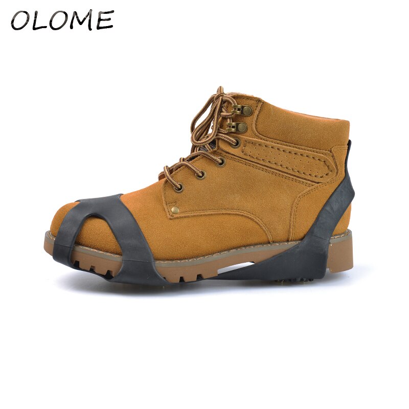 10 dubbar sml xl xxl universal utomhus säkerhet anti-slip snö is klättring sko spikar grepp stegjärn klossar överskor