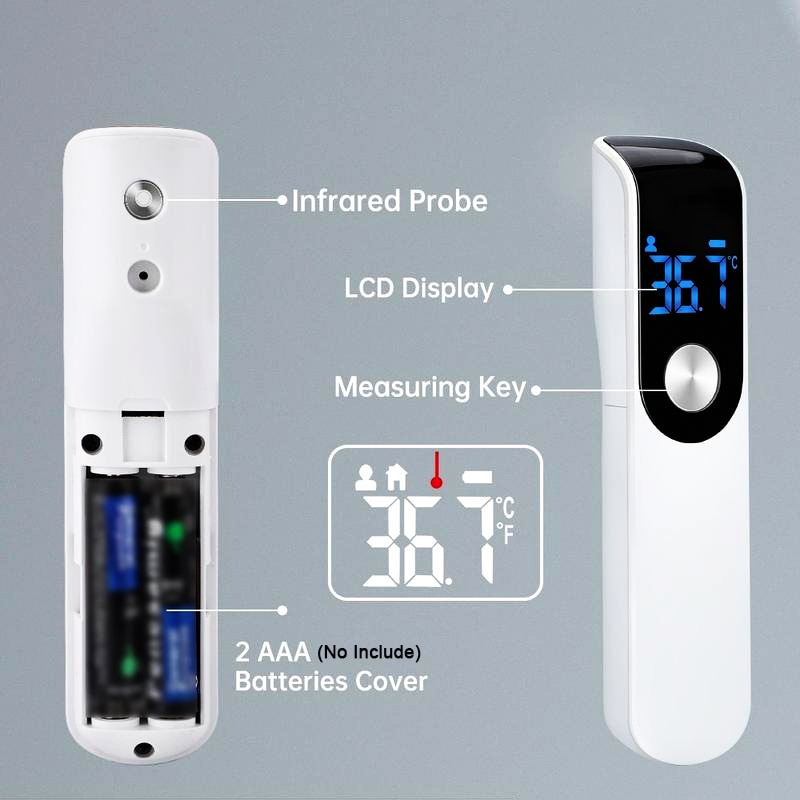 Forehead Ear Digital Thermometer Non-Contact Body Termometro Infrared LCD Adult Body Fever Children Temperature Measure Tool