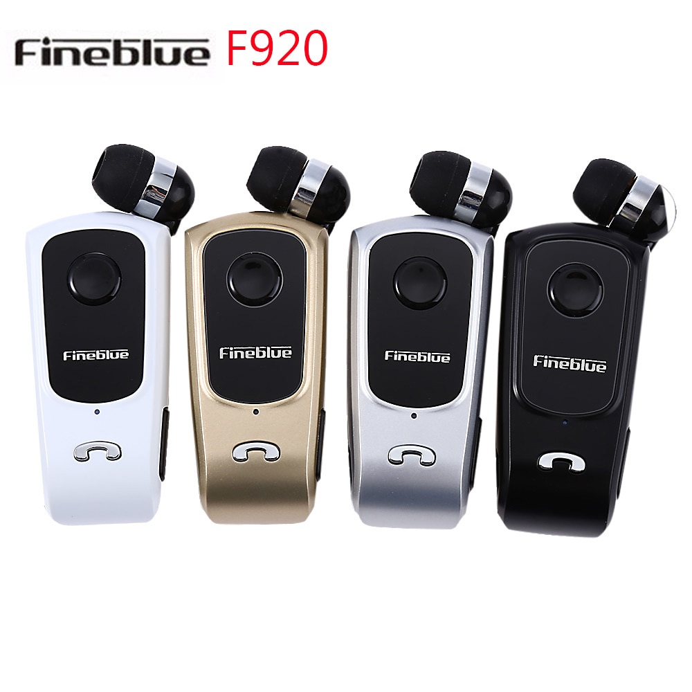 FINEBLUE F920 Koptelefoon Draadloze Bluetooth 4.0 Oortelefoon met Gesprekken Trillingen Herinneren Dragen Clip Handsfree voor Rijden update F960