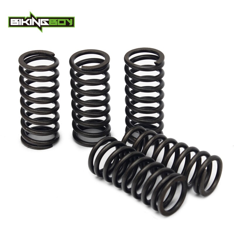 BIKINGBOY-Placa de fricción de papel de embrague, 8 placas separadoras de acero, 5 muelles WR250F 01-13 12 11 10 YZ250F 07 06 05 04 03 02 01: 5 pc Springs