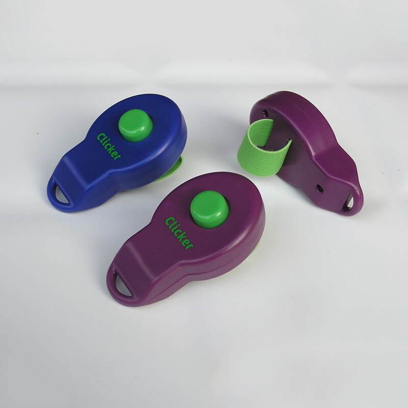 1 pz New Clickers Pet Dog Trainer Clicker cani addestramento fischio risposta guida audio con cintura elastica prodotti per cani forniture per animali domestici