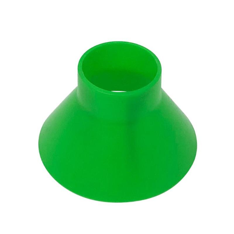 Auto Car Magic Window Windshield Car Ice Scraper Shaped Funnel Snow Remover Deicer Cone Deicing Tool Scraping ONE Round: 7.5cm base green