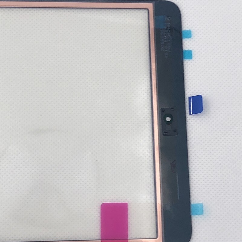 Digitalizador original para ipad mini, 1 2 3 4, touch screen, tablet, painel de vidro frontal com botão + 1 peça película temperada + ferramentas de substituição