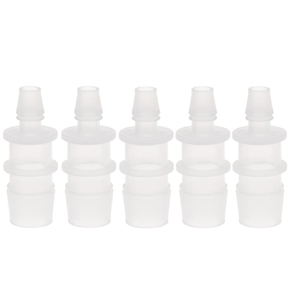 5 Pcs/Bag Water Pipe Tube Adapter Outlet Inlet Hose Control Valve For 8/12/16mm Aquarium Fish Tank Accessories: 8 to 16mm