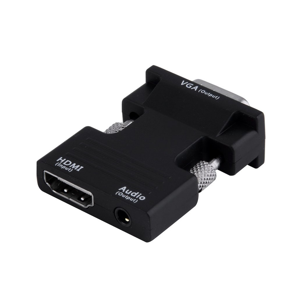 HDMI Female to VGA Male Converter Adapter Support 1080P Signal Output