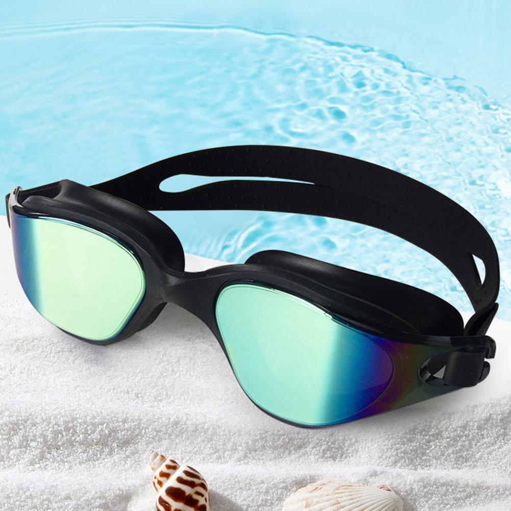 Beginners Swimming Glasses Adjustable Waterproof PC Leak-Proof Swimming Goggles Unisex Swimming Polarized Anti-UV Goggles
