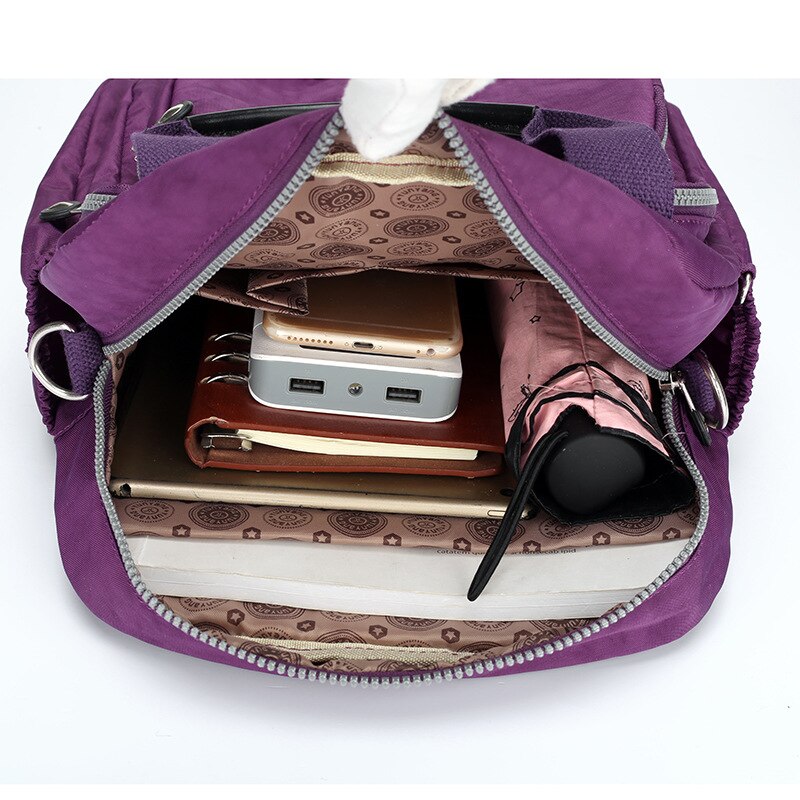 Mochila impermeável para mulheres, Mochila Laptop Lazer, Mochilas escolares multifuncionais, Nova moda