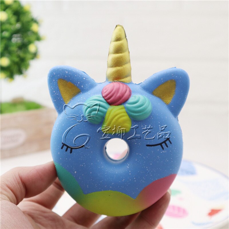 Neue Squishy Einhorn Pu Langsam Steigenden freundlicher Dekompression Lustige Spielzeug für: Blau
