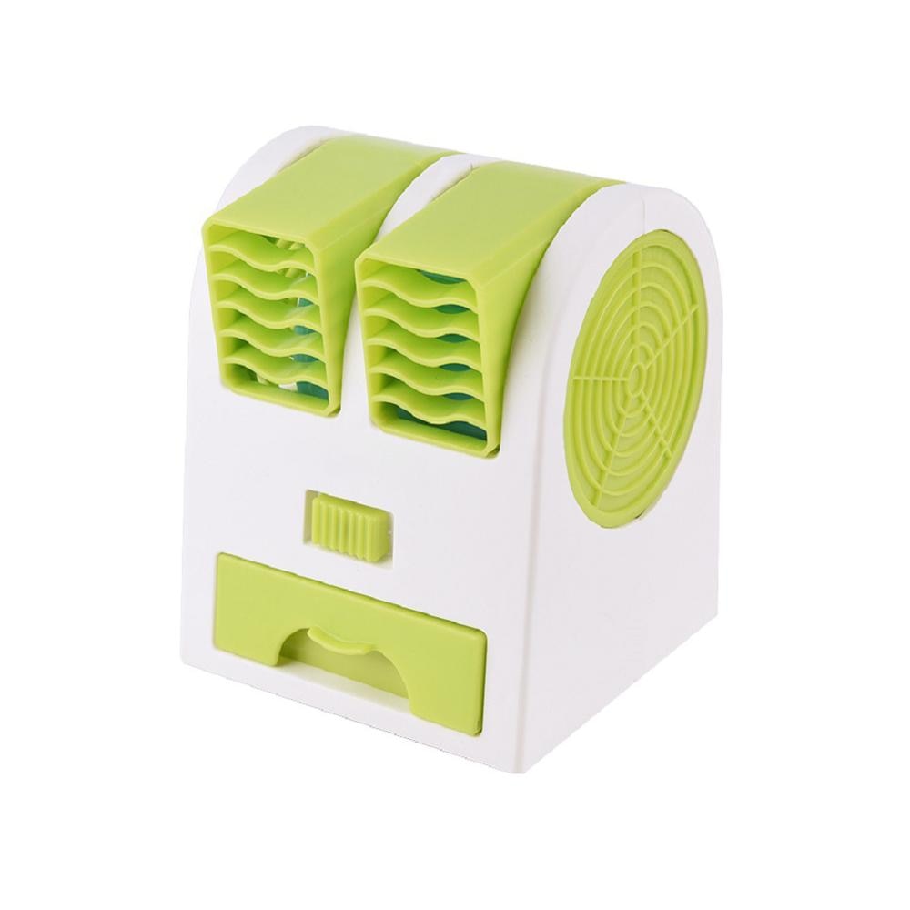 Dual-port Fan USB Mini Air Cooler USB Electric Fan Battery Charging Dual-purpose 6 Colors Arctic Air Air Conditioner Home
