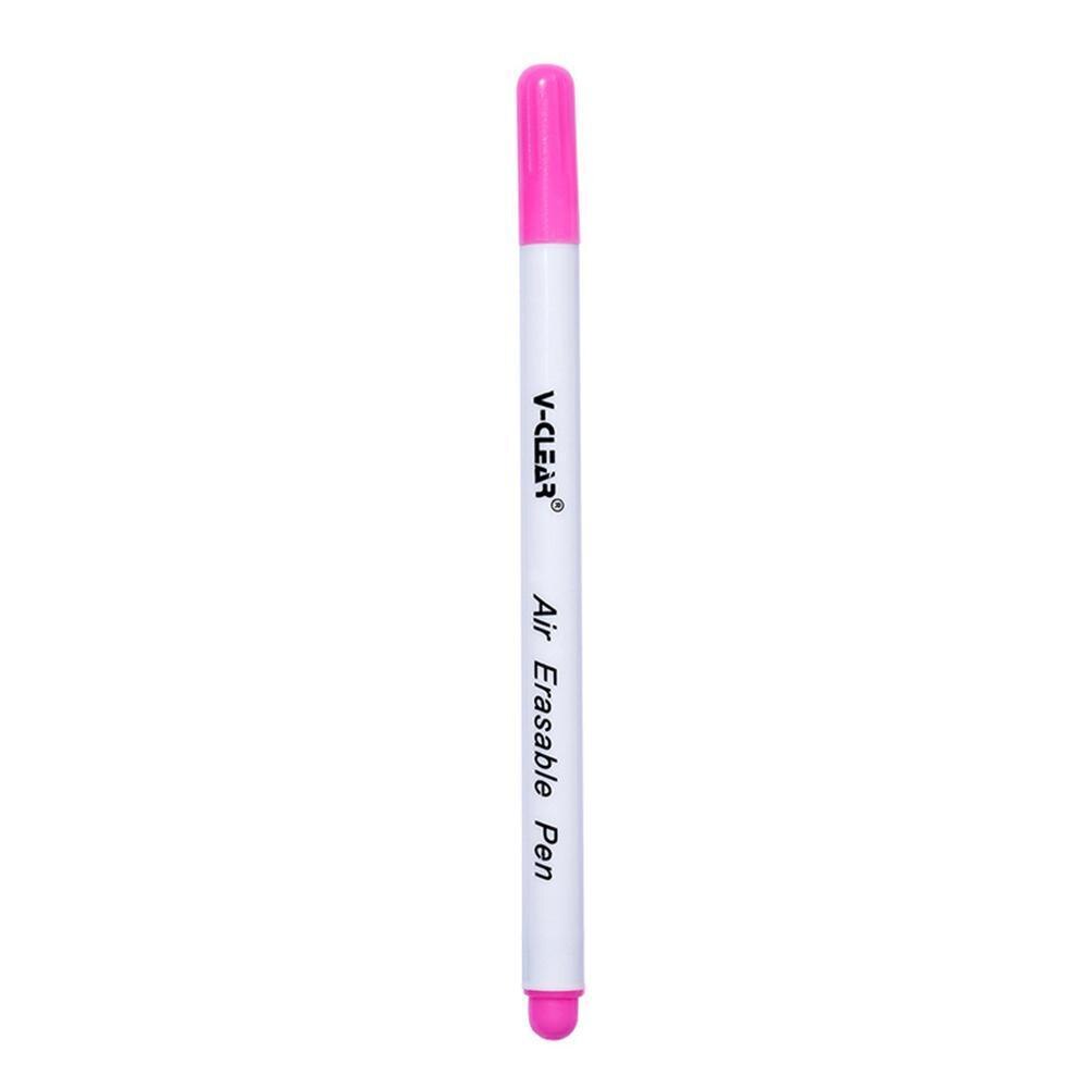 1PC Erasable Marker Water Soluble Pen Single Head Washing Vanishing Clothing Pens Pen Ink Fabric Erasable DIY Q1D9