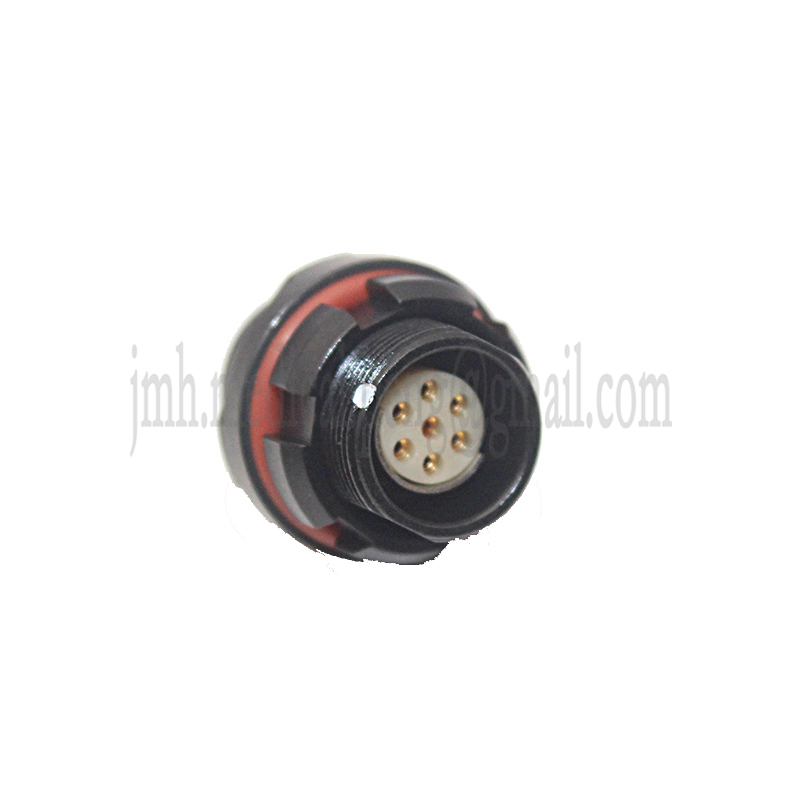 Compatible Fischer 102 M9 0F 2 3 4 5 7 9Pin Short Push-pull Self-locking Round Plug Socket Half-moon Positioning Pin Connector