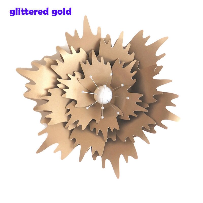 20CM Thick Cardstock Rose DIY Paper Flowers For Wedding & Event Backdrops Decorations Baby Nursery Wall Decor Video Tutorials