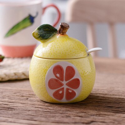 Frutta di Stile di Disegno di Zucchero Ciotola di frutta A Casa impostato Da Cucina Ceramica saldi Condimento pentola Vasetti