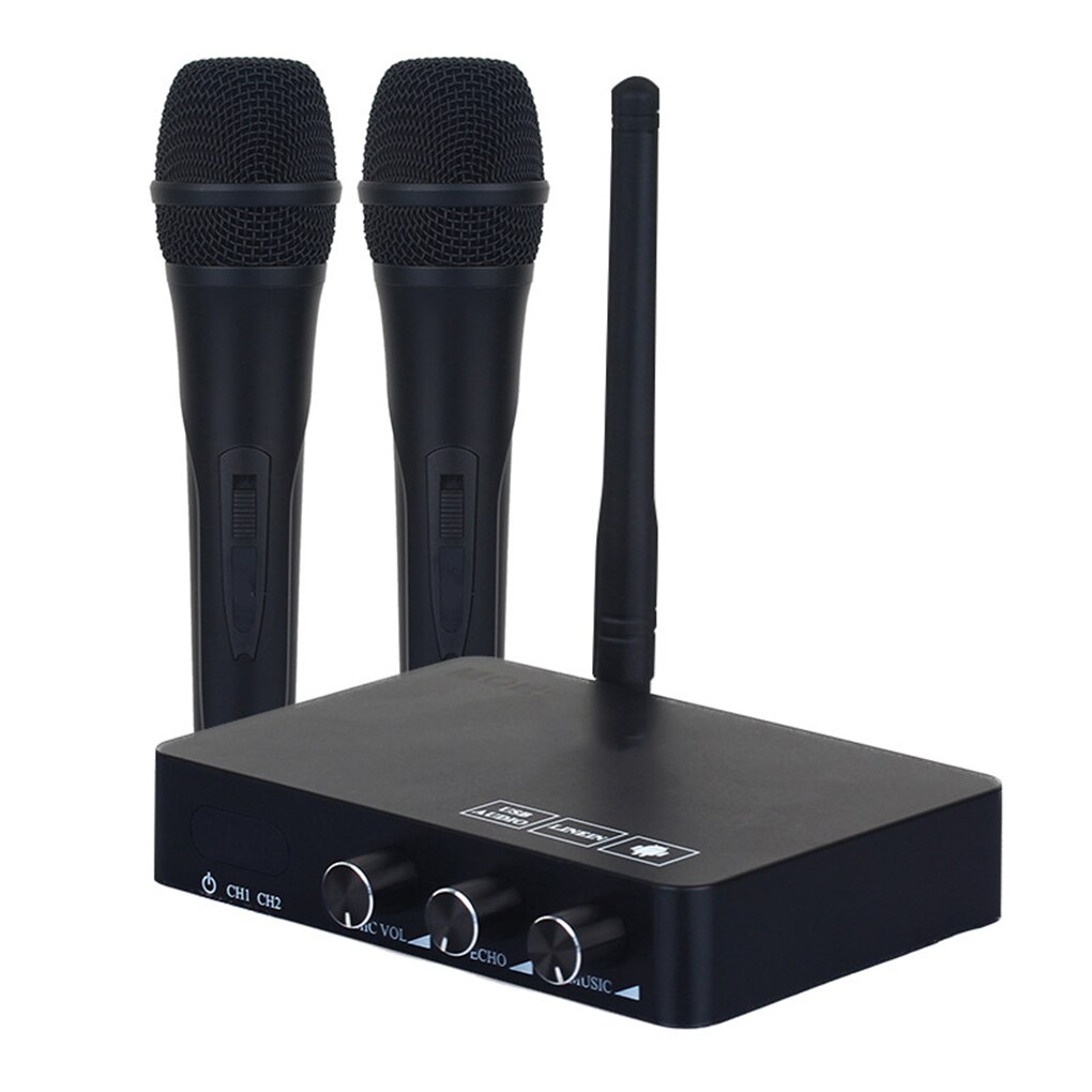 K2 Draadloze Mini Familie Thuis Karaoke Echo Systeem Handheld Zingen Machine Doos Microfoon Karaoke Speler