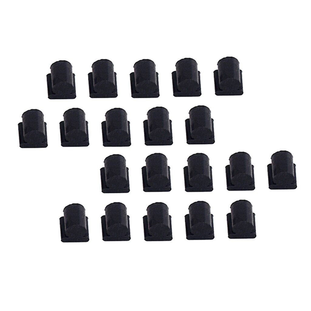 20er -pack schwarze silikonpads, messingteile für althorn-instrumentenzubehör