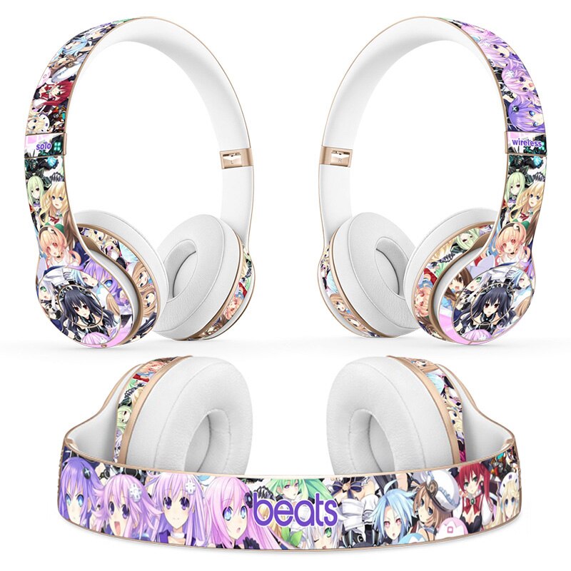 Cartoon Headphone Sticker Universal Vinyl Decal Skin for Beats solo2 solo 3 Wireless Headphone sticker: TN-Solo2-0922