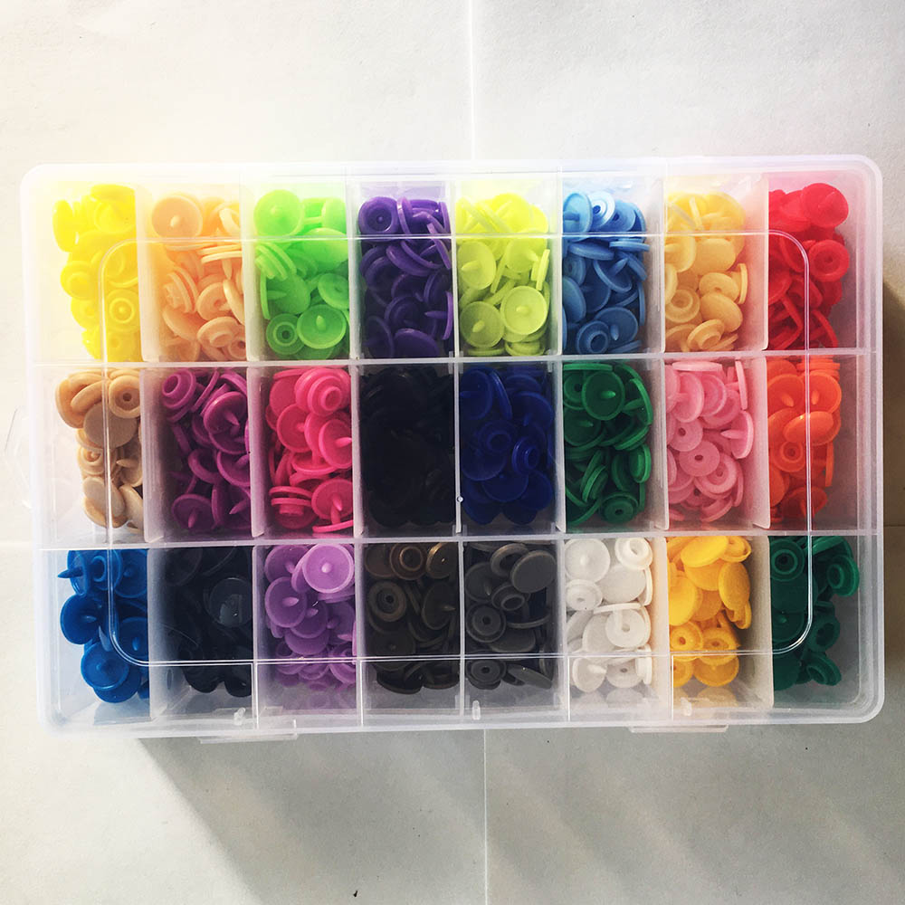 150set/240set Plastic Snaps Snap Buttons For Clothes Fabric DIY Sewing Accessories Baby Children Kids Button Snap Pliers Machine